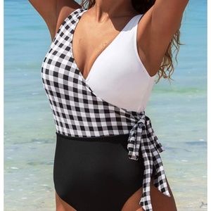 One Piece Wrap Swimsuit